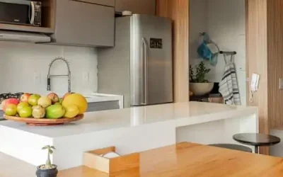 Cozinha balcão Apartamento de 3 quartos à venda no Helbor Trend Vila da Serra