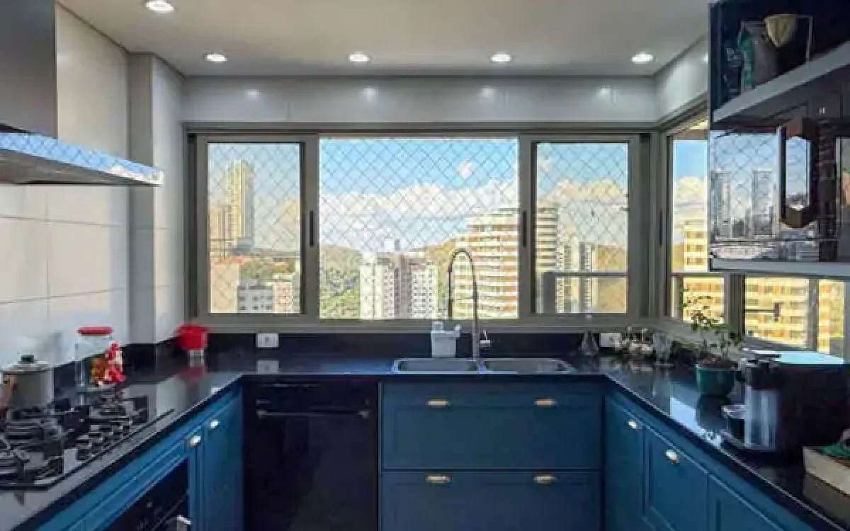 Cozinha com vista Cobertura de 04 Quartos à venda no Kadosh Vale do Sereno