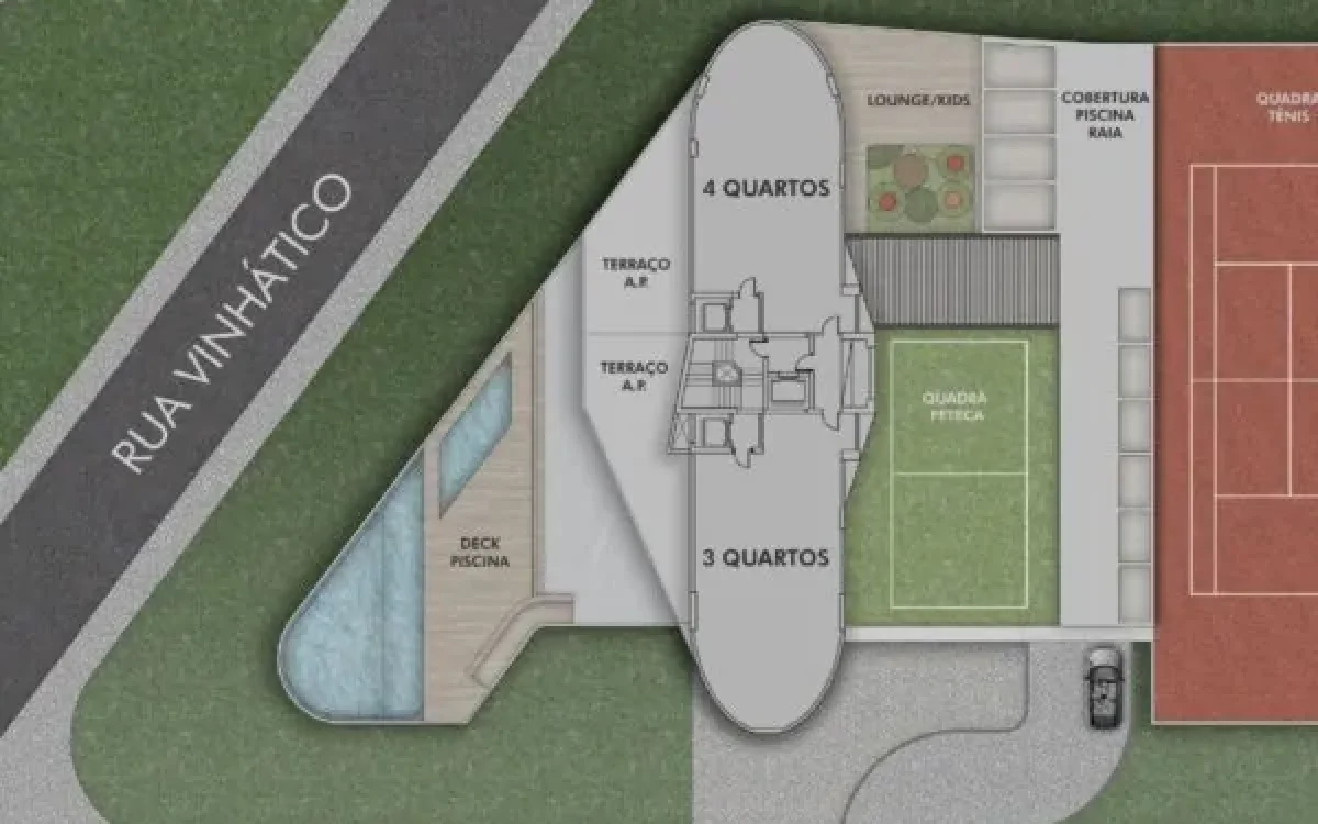 Localização Apartamento de 3 suítes, com 3 vagas, à venda por R$2.200.000,00, no Edifício Residencial Miró, no Vale do Sereno, Nova Lima