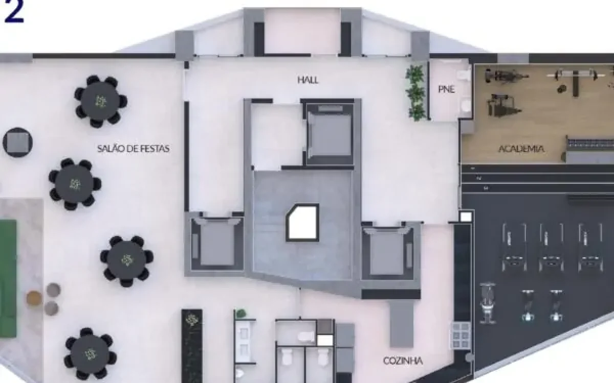 Pilotis Apartamento de 3 suítes, com 3 vagas, à venda por R$2.200.000,00, no Edifício Residencial Miró, no Vale do Sereno, Nova Lima