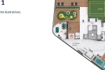 Pilotis com lazer Apartamento de 3 suítes, com 3 vagas, à venda por R$2.200.000,00, no Edifício Residencial Miró, no Vale do Sereno, Nova Lima