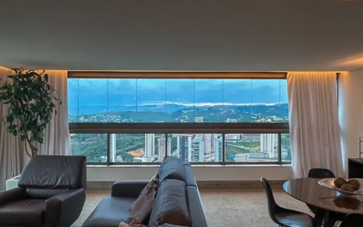 Sala ampla piso 2 Cobertura com 05 Quartos 402m² à venda por R$6.100.000,00 em Vila da Serra - Nova Lima