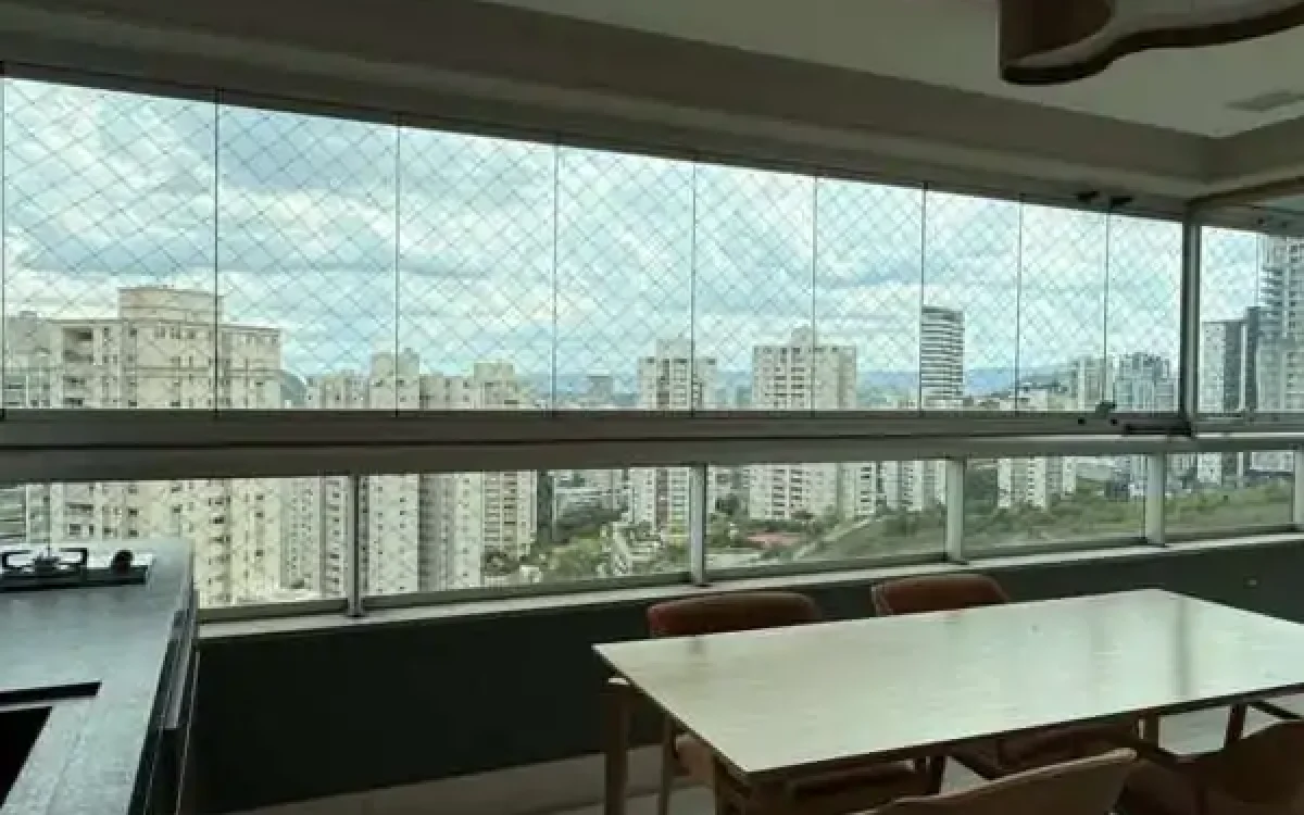Varanda gourmet Apartamento 4 quartos para alugar na Alameda Oscar Niemeyer Vila da Serra